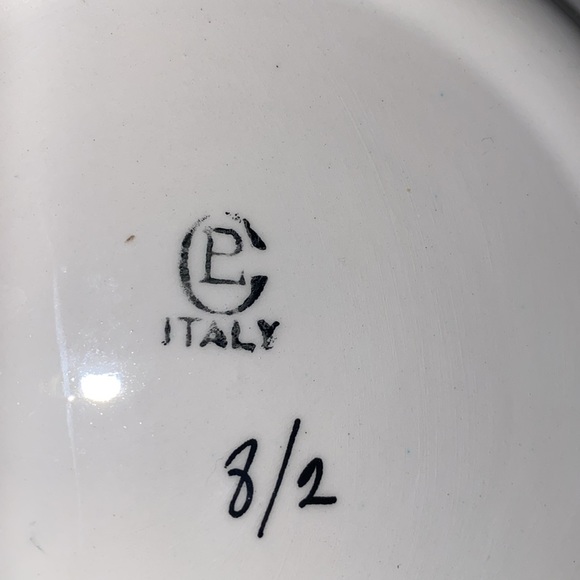 Black & White hand painted bird made in Italy - Picture 3 of 3